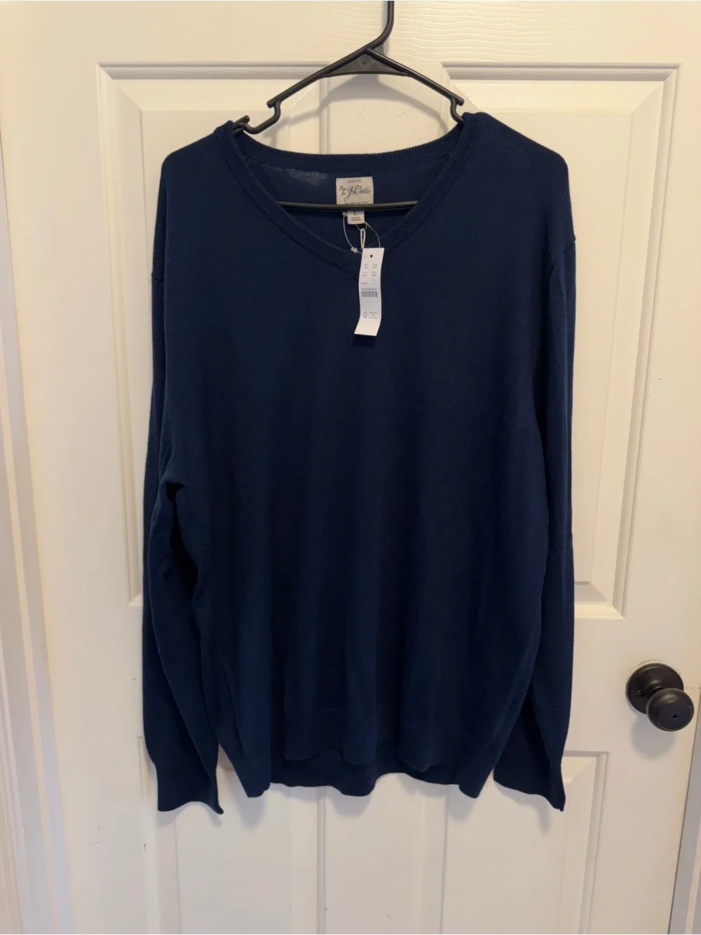 J Crew Merino wool V-neck sweater Size Large